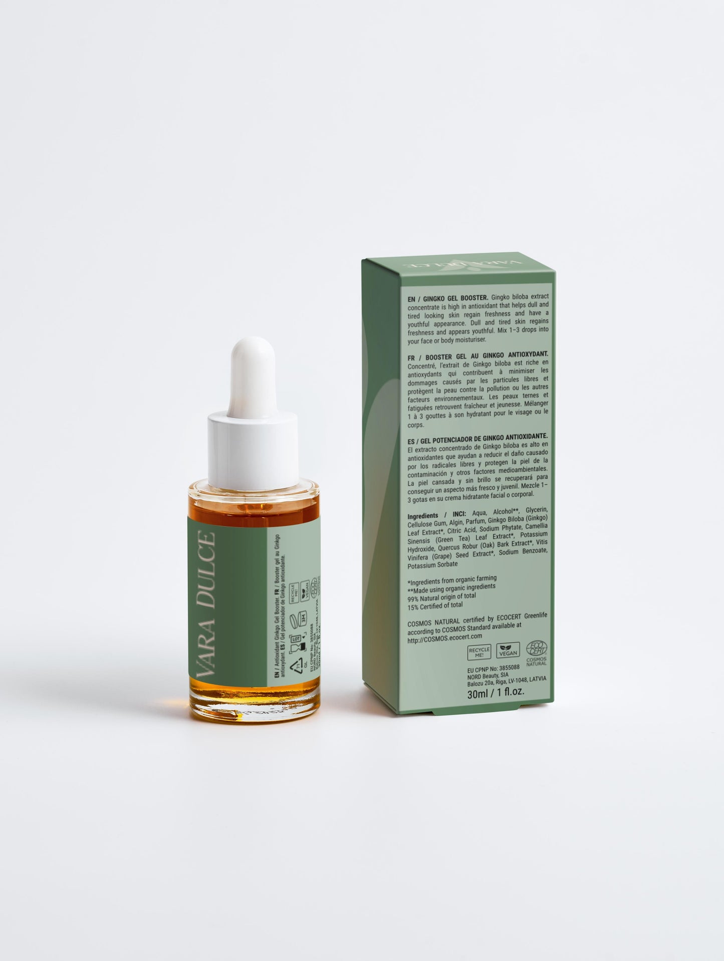 Antioxidant Ginkgo Gel Booster