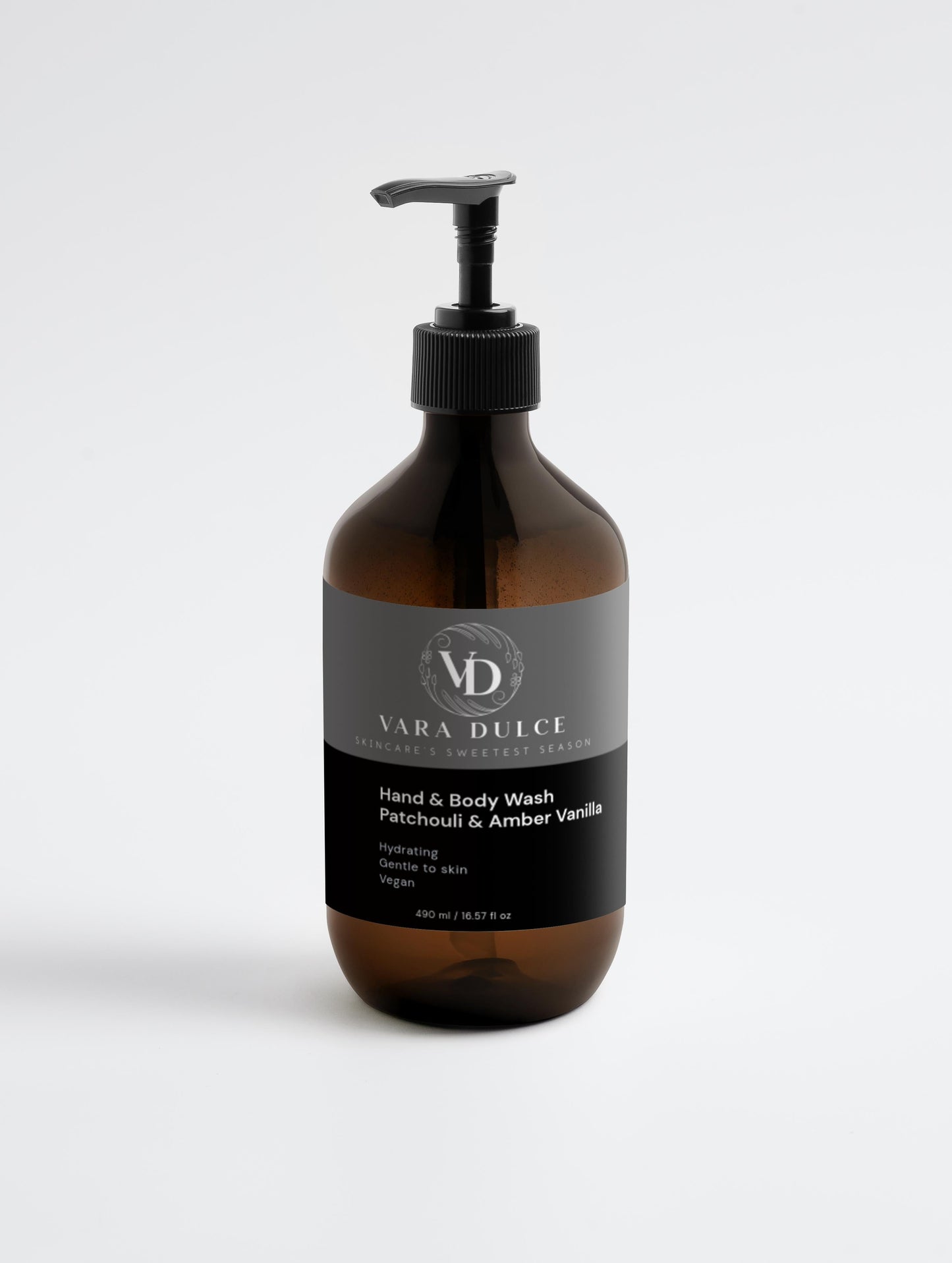 Hand & Body Wash, Patchouli & Amber Vanilla