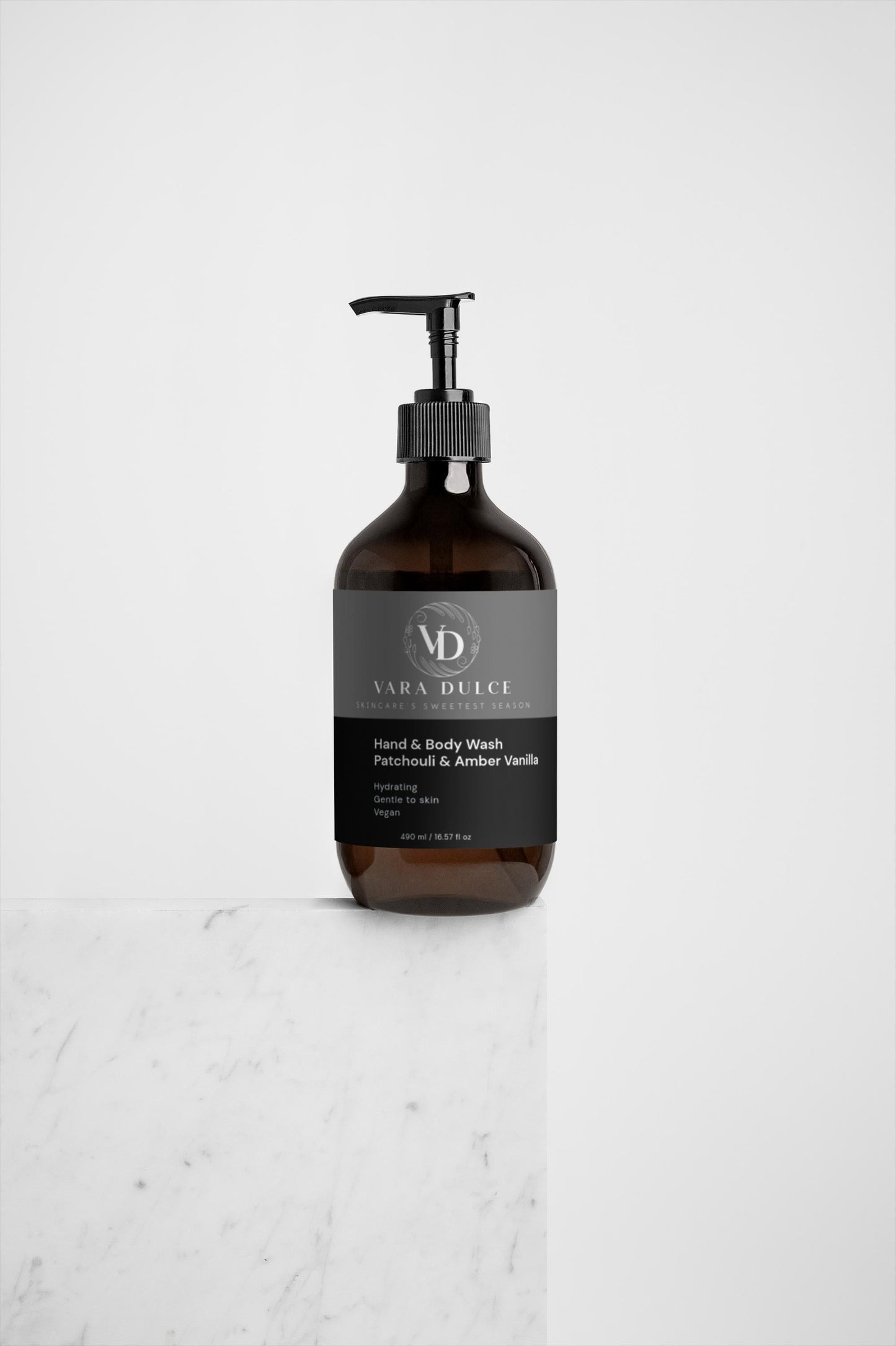 Hand & Body Wash, Patchouli & Amber Vanilla